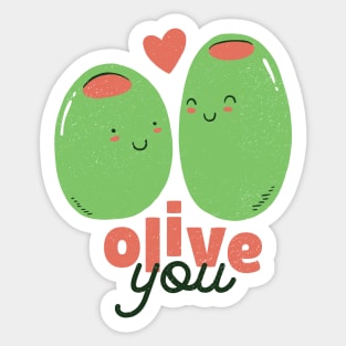 Olive You - i Love you Sticker